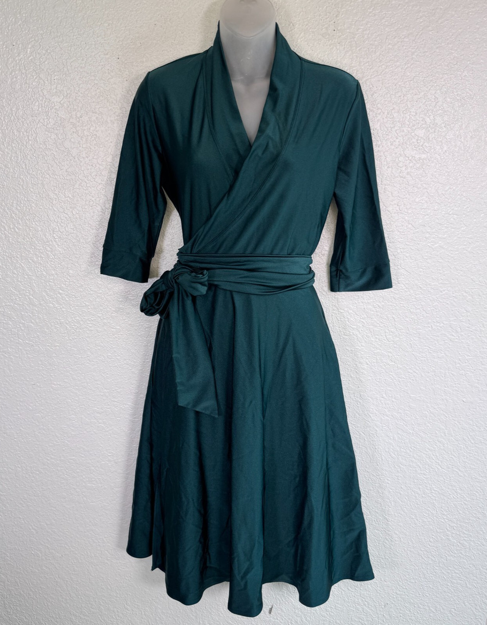 Elhoffer Wrap Dress Women Medium Essentials Magical Midi Cosplay Comic Con Green